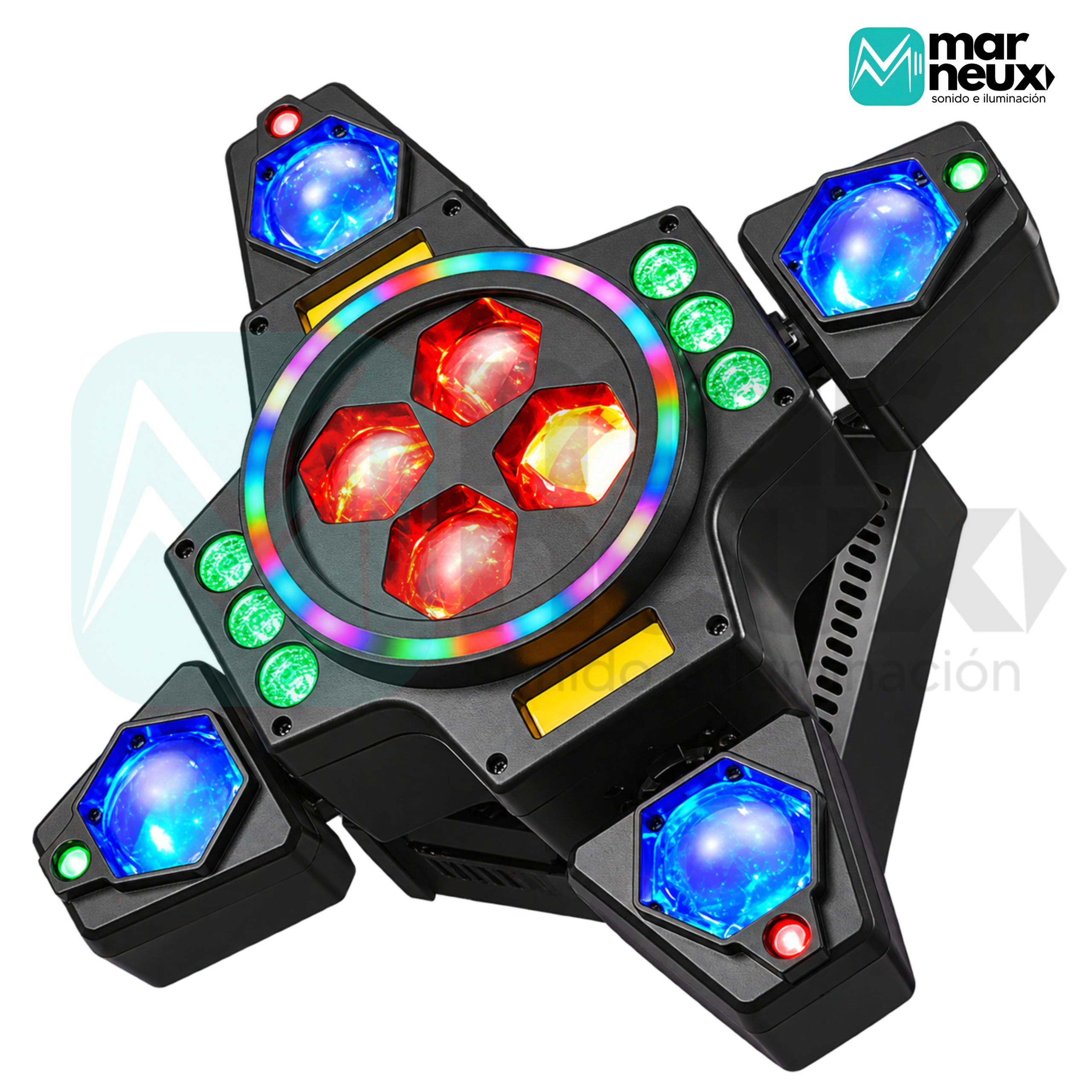 LUZ SPINER / EFECTO HELICOPTERO 8 EN 1