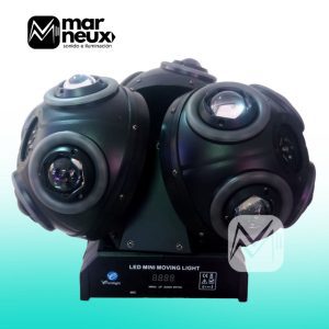 TRIPLE BOLA LOCA CON ARO LED