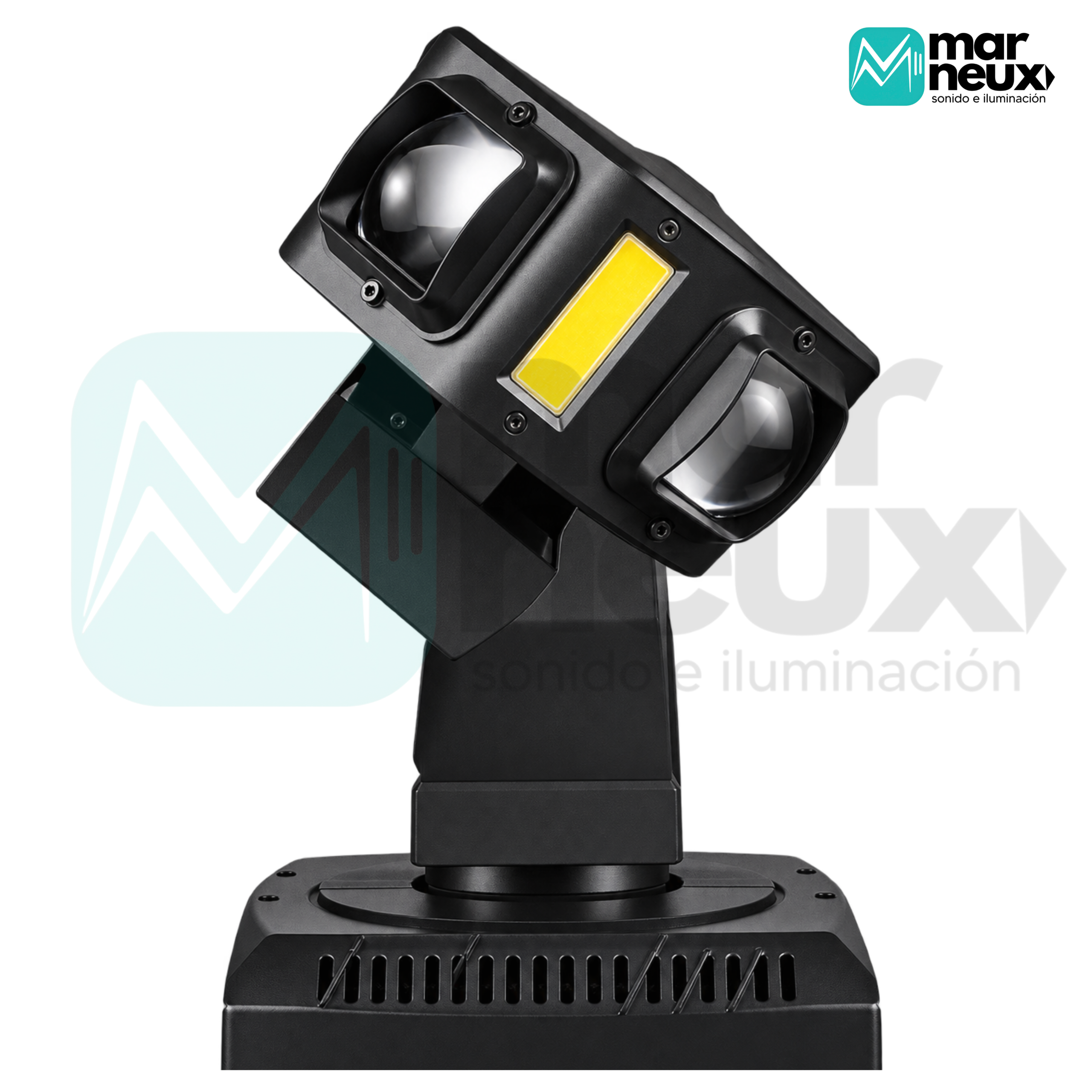 CABEZAL MÓVIL MINI ALIEN RGBW – LÁSER + CORTADORA + CÁLIDA + DMX - Imagen 3