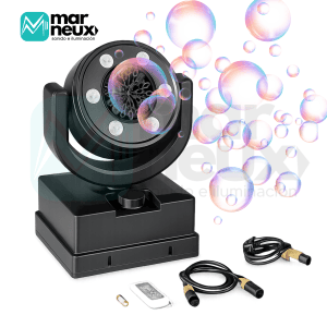 MAQUINA DE BURBUJA REDONDA 360° CON LED