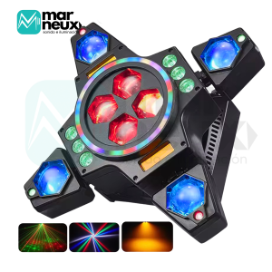 LUZ SPINER / EFECTO HELICOPTERO 8 EN 1
