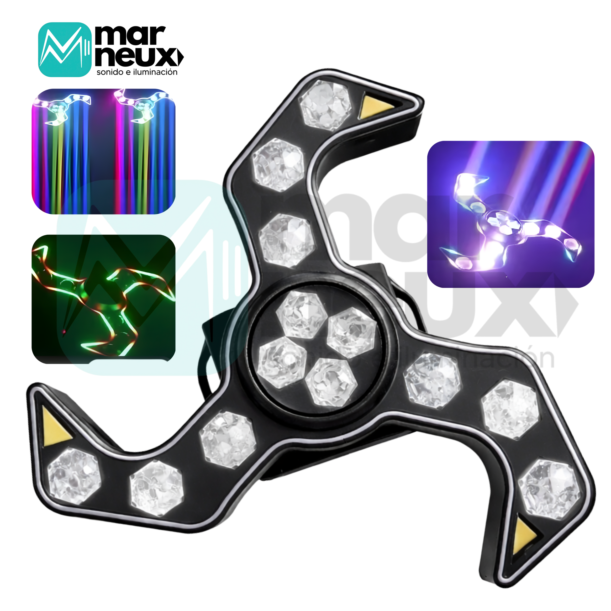 TRI-BEAM / EFECTO LED DE TRES BRAZOS