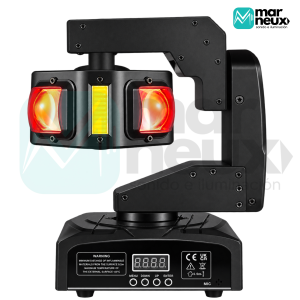 CABEZAL MÓVIL MINI ALIEN RGBW – LÁSER + CORTADORA + CÁLIDA + DMX