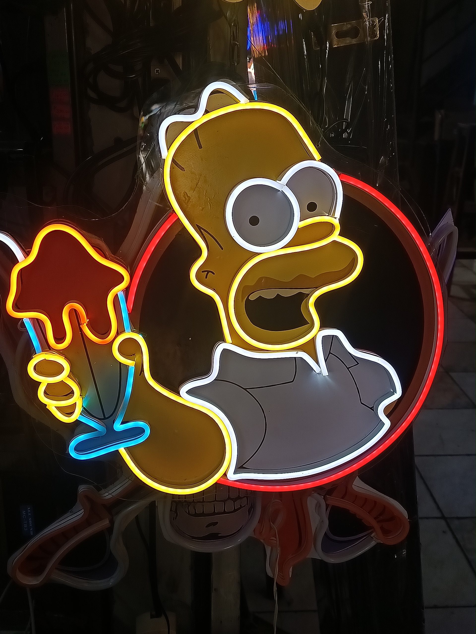 Letrero LED personalizado de Homero